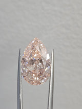 IGI 8CT PEAR FANCY VIVID PINK VS1