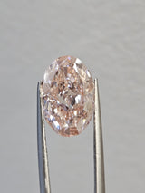 IGI 5.03CT OVAL FANCY INTENSE PINK VS1