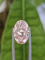 IGI 5.03CT OVAL FANCY INTENSE PINK VS1