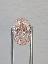 IGI 5.05CT OVAL FANCY VIVID PINK VS2