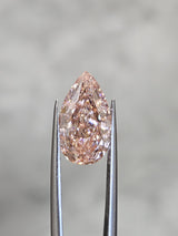 IGI 5.08CT PEAR FANCY VIVID PINK VS1