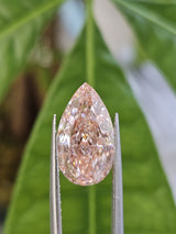 IGI 5.08CT PEAR FANCY VIVID PINK VS1