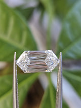 IGI 2.17CT HEXAGONAL CRISS CUT D VVS2
