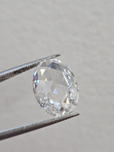 IGI 4.59CT OVAL ROSE CUT E VVS2