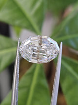 IGI 4.05CT OVAL STEP CUT F VS1