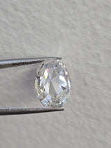IGI 3.01CT OVAL ROSE CUT E VS1