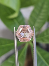 IGI 2.60CT OCTAGONAL FANCY VIVID PINK VVS2
