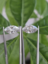 IGI 1.52CT + 1.54CT MARQUISE E VVS2