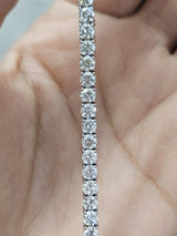 6.32cttw White Gold Lab Diamond 7" Tennis Bracelet