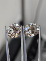 IGI 3.03CT + 3.17CT OMC LIGHT BROWN N VS1 + M VVS2