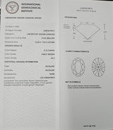 IGI 5.10CT MOVAL FANCY DARK BROWN VS2