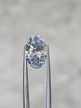 IGI 2.67CT OVAL FANCY INTENSE BLUE VVS2