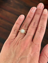 Yellow Gold 1.25ct Round Lab Diamond Ring