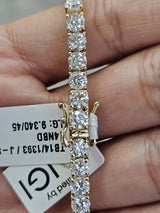 IGI 9.34ct Lab Diamond 7" Tennis Bracelet