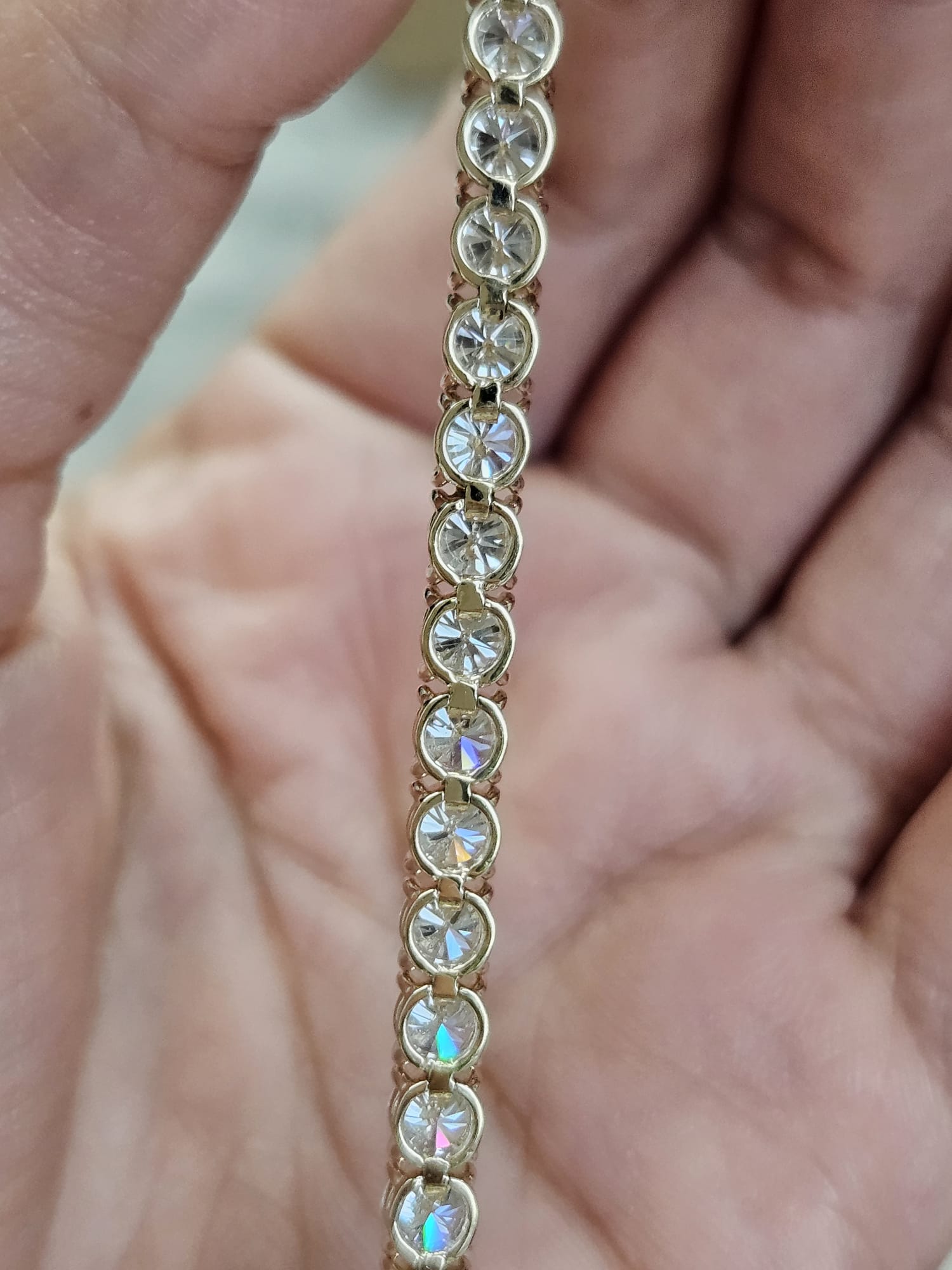 IGI 9.34ct Lab Diamond 7" Tennis Bracelet