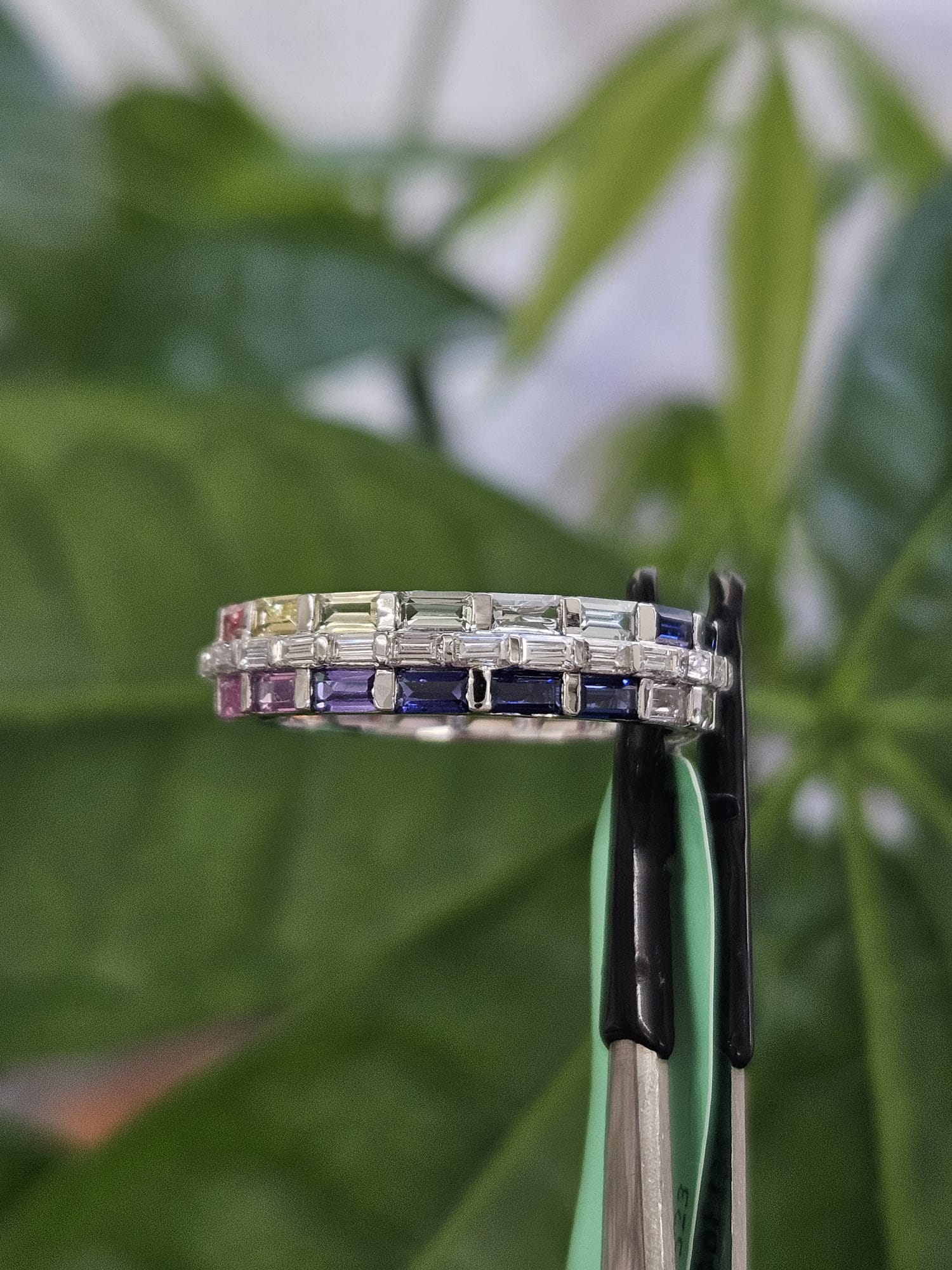 0.64ct White Gold Lab Diamond Band