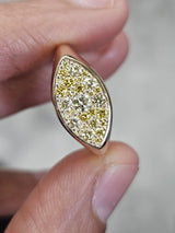 14K Gold Multi Colored Lab Diamond Ring