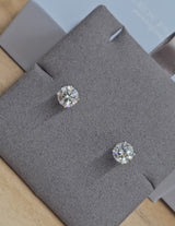 Custom - made Lab Diamond Stud Earrings (0.60 cttw - 3.00 cttw)