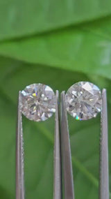 IGI 1.21CT + 1.22CT ROUND PAIR E VS1