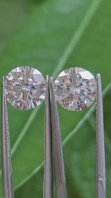 IGI 2.03CT + 2.03CT ROUND D VS1 PAIR