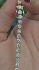 5.6ct 3 Prongs Tennis Bracelet
