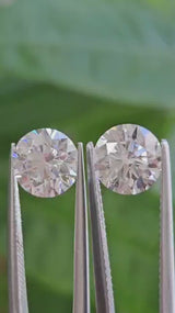 IGI 1.85CT + 1.85CT ROUND PAIR E VVS2