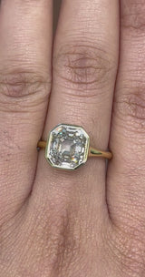 ANTIQUE ASSCHER Ring
