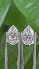 IGI 3.09CT + 3.09CT PEAR PAIR E VS1