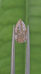 IGI 1.64CT PEAR LIGHT BROWN VVS2