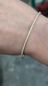 Flexible yellow Tennis Bracelet