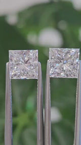 IGI 2.51CT PRINCESS PAIR F VVS2