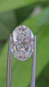 IGI 4.07CT ANTIQUE OVAL F VVS2