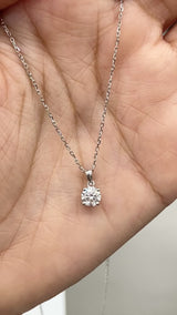 0.66 CT LAB NECKLACE