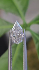 IGI 1.04CT PEAR STEP CUT E VVS2