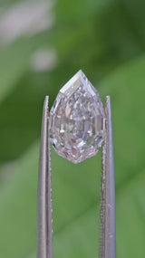 IGI 2.19CT PEAR STEP CUT F VS1