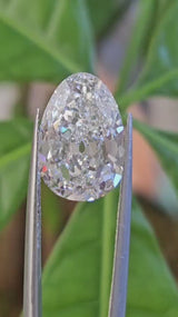 IGI 5.07CT ANTIQUE PEAR E VS2