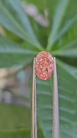 IGI 1.07CT OVAL FANCY VIVID PINK VVS2