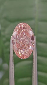 IGI 3.01CT OVAL FANCY VIVID PINK VS1