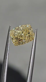 IGI 1.51CT CUSHION FANCY INTENSE YELLOW VS2