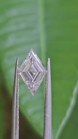 IGI 1.11CT LOZENGE STEP CUT E VVS2