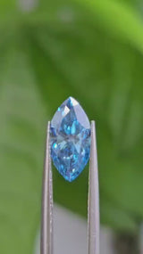 IGI 1.51CT MARQUISE FANCY VIVID BLUE VS2