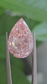 IGI 7.40CT HEART FANCY VIVID PINK VS1