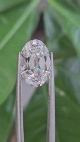 IGI 3.09CT ANTIQUE OVAL D VVS2