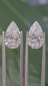 IGI 2.04CT & 2.05CT PEAR PAIR E VS2