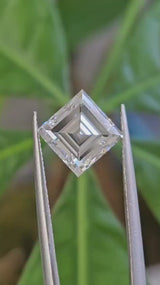 IGI 2.59CT SQUARE STEP CUT E VVS2