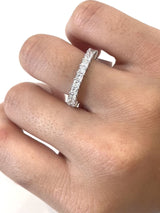 Lab 2.58ct Princess cut Eternity Band