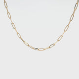 14K Gold Paper Clip Chain