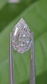 IGI 4.21CT PEAR STEP CUT D VS1