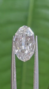 IGI 3.07CT OVAL STEP CUT F VVS2