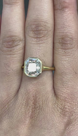 ANTIQUE ASSCHER Ring